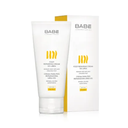 BABE Body Line Foot Repairing Cream 10% Urea - 100mlبابيه كريم ترميم القدمين باليوريا 10% - 100 مل