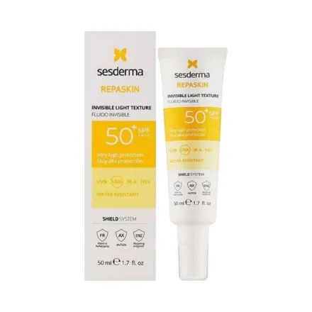 Sesderma Repaskin Invisible Light Texture 50SPF - 50ml | سيسديرما واقي شمسي سائل spf50+ - 50 مل