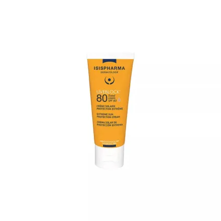 ISIS PHARMA UVBLOCK SPF80 TINT CREAM - 40 ML | ايزيس فارما كريم واقي شمسي spf80 مع لون - 40 مل