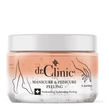 DR.CLINIC Manicure & Pedicure Peeling - 300ml| دكتور كلينك تقشير الاظافر والقدمين- 300 مل