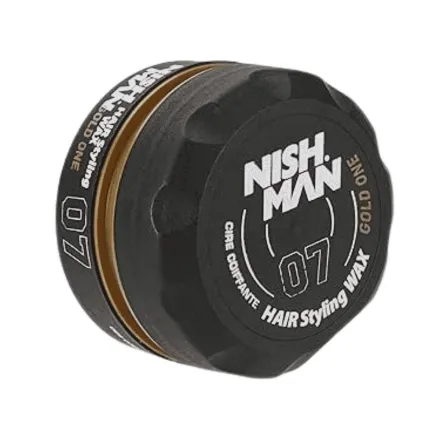 NISH MAN 07 Hair Styling Wax Gold One - 150ml | نيشمان شمع تصفيف الشعر جولد وان - 150مل