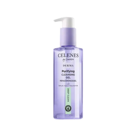 Celenes By Sweden Derma Purifying Cleansing Gel Deep Clean - 250ml | سيلينس غسول جل للتنظيف العميق للبشرة - 250 مل