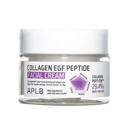 APLB Collagen EGF Peptide Facial Cream - 55ml | اي بي ال بي كريم الوجه بالكولاجين و الببتيدات - 55 مل