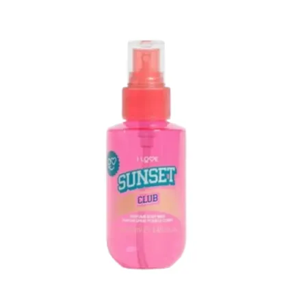 I Love - Sunset Club Perfume Body Mist - 100ml | آي لوف ميست للجسم سنسيت كلوب - 100مل