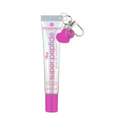 essence Lipgloss The Super Peptide Glossy Lip Oil Treatment - 10ml | ايسنس ليب أويل علاج للشفاه - 10 مل