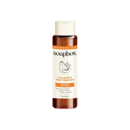 Soapbox Collagen and Fruit Enzymes Repairing Hair Shampoo - 473ml | سوب بوكس شامبو مرمم للشعر - 473 مل