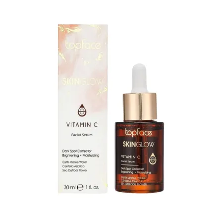 topface Skin Glow Vegan Vitamin C Facial Serum - 30ml | توب فيس سيروم فيتامين سي للوجه - 30مل