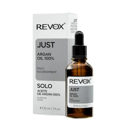 REVOX Just Argan Oil 100% Daily Nourishment - 30ml | ريفوكس زيت الأرغان النقي 100% للتغذية اليومية – 30 مل