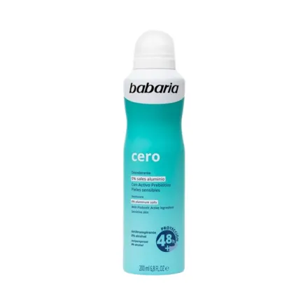 Babaria Desodorante Spray Cero - 200ml | باباريا بخاخ مزيل عرق - 200مل