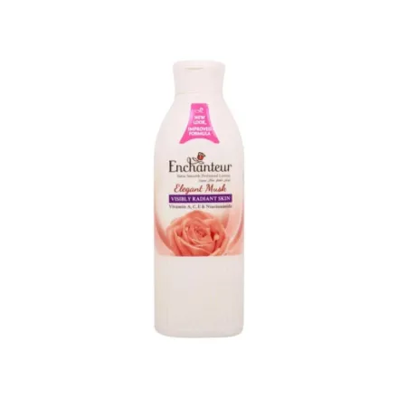 Enchanteur Lotion Visibly Radiant Skin Elegant Musk - 250ml| انشانتر لوشن للجسم برائحة المسك -250 مل