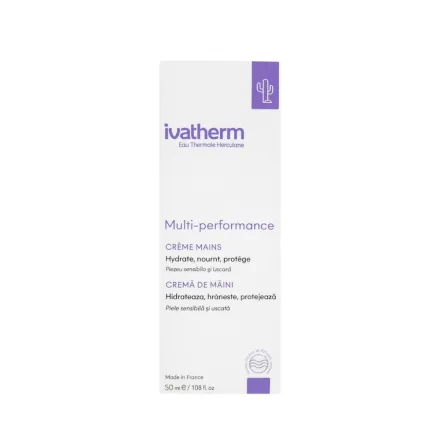 ivatherm Multi-performance Hand Cream - 50ml| ايفاثيرم كريم مرطب لليدين - 50 مل