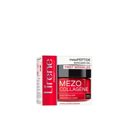 Lirene MEZO COLLAGÈNE Nourishing and smoothing night cream - 50ml | ليرين كريم ليلي مغذي - 50مل