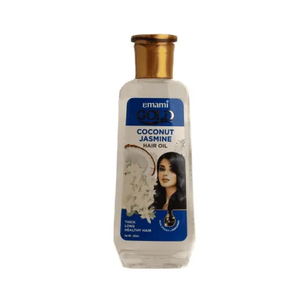 Emami Gold Coconut Jasmine Hair Oil - 200ml | ايمامي 7 اويلز ان ون زيت للشعر بالياسمين - 200 مل