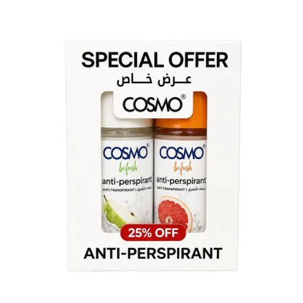 COSMO COSMETICS 2PC SPECIAL OFFER BFRSH - 50ml |كوزمو كوزمتكس عرض خاص قطعتين مضاد تعرق - 50 مل