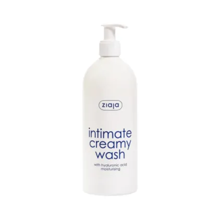 Ziaja Intimate Creamy Wash Hyaluronic Acid - 500ml | جايا غسول كريمي للمناطق الحساسة بالهيالورونيك اسيد - 500 مل