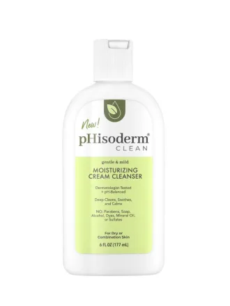 pHisoderm Clean Moisturizing Cream Cleanser - 177ml | بي اتش ايزوديرم غسول مرطب للوجه - 177 مل