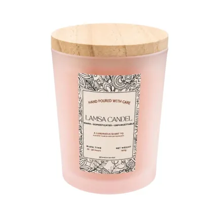 LAMSA Lady Scented Candle - 160mg |لمسة شمعة معطرة ليدي - 160 غرام