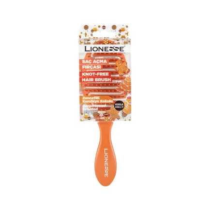 Tarko Lionesse Knot Free Hair Brush Gingerbread Scented |تاركو ليونيس فرشاة فك تشابك الشعر برائحة الزنجبيل