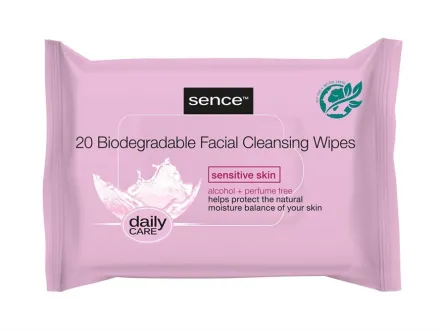 Sence Beauty Facial Cleansing Wipes | سينس بيوتي مناديل تنظيف الوجه