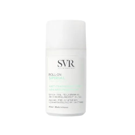 SVR Spirial Anti Perspirant Roll on Deodorant 48H - 50ml | اس في ار رول مزيل العرق المضاد للتعرق 48 ساعة 50 مل