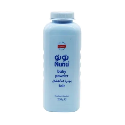 Nunu Baby Powder Talc Boys - 200g | نونو بودرة للأطفال تالك للأطفال الذكور - 200 جرام