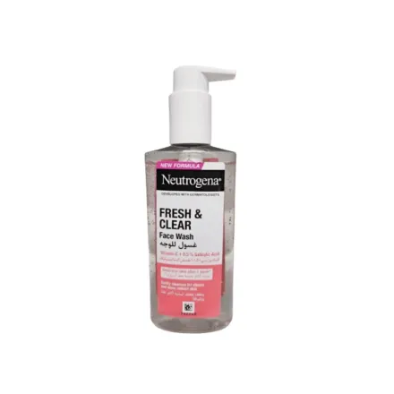 Neutrogena Fresh & Clear Face Wash - 200ml| نيتروجينا غسول للوجه -200 مل