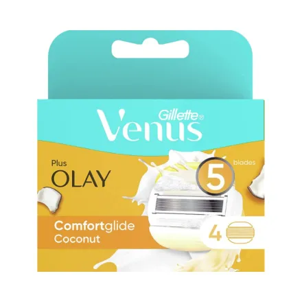 Gillette Venus & Olay Women'S Razor Blade Refills | جيليت فينوس وأولاي ٤ رؤوس تبديل لشفرات حلاقة للنساء