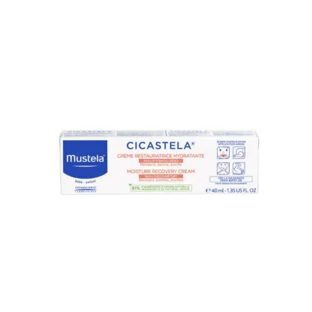 Mustela Cicastela Moisture Recovery Cream - 40ml | موستيلا كريم سيكاستيلا لاستعادة الرطوبة - 40 مل