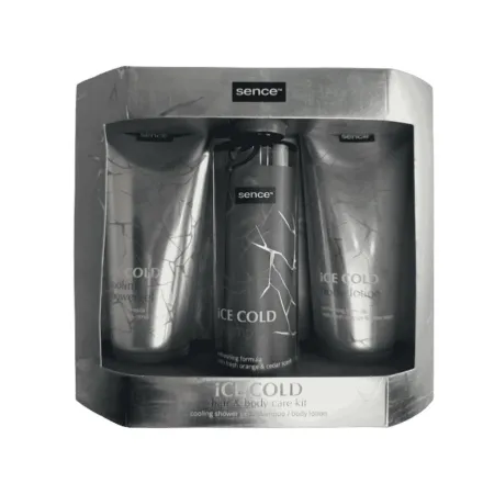 Sence Beauty Giftset For Men Body Care Mystic Cold - 3Pcs | سينس بيوتي مجموعة العناية اليومية للرجال برائحة المسك - 3 قطع