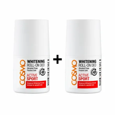 COSMO 2 Pc Offer Pack Whitening Roll- One Deo 48H | كوزمو مجموعة رول اون مزيل تعرق - 2 قطعة