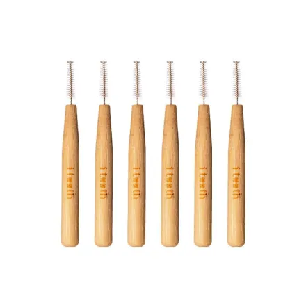 i tooth Interdental Bamboo Brush | اي توث فرشاة تنظيف بين الأسنان
