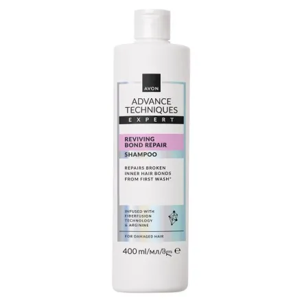 Avon Advance Techniques Expert Reviving Bond Repair Shampoo - 400ml | افون شامبو لإصلاح الشعر التالف - 400 مل