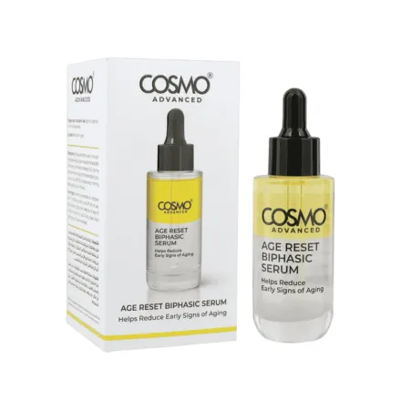 Cosmo Age Reset Biphasic Serum - 40ml | كوزمو سيروم ثنائي الطور لمعالجة علامات التقدم بالعمر - 40مل