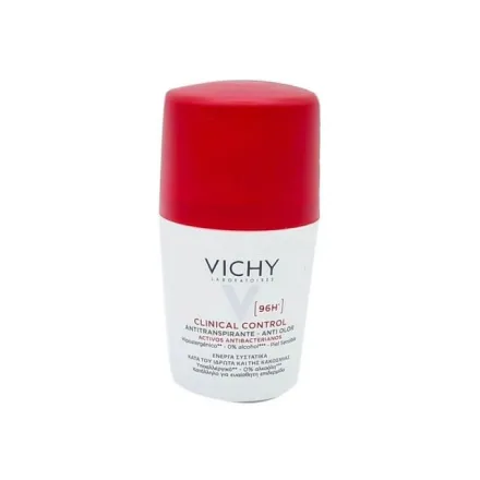 VICHY Clinical Control 96H Roll-On Deodorant - 50ml | فيشي مزيل تعرق 96رساعة رول اون - 50 مل