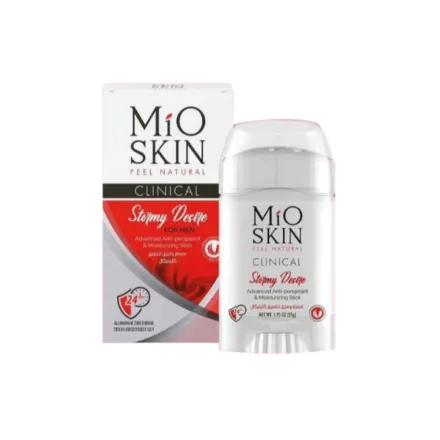 MIO SKIN Clinical Advanced Anti- Perspirant And Moisturizing Stick 24hr - 55g| ميو سكين مزيل تعرق ستيك 24 ساعة -55 غرام