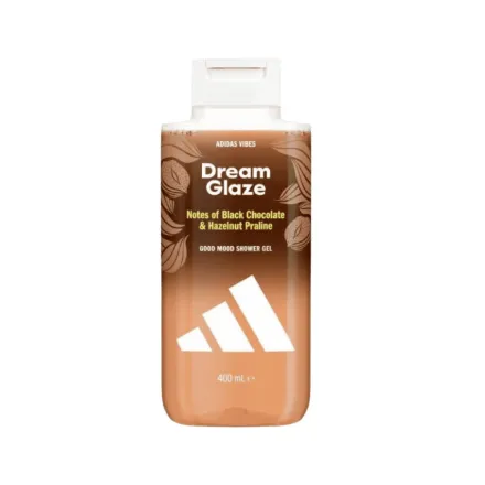 Adidas Vibes Dream Glaze Good Mood Shower Gel - 400ml | أديداس شاور جل برائحة الشوكولاتة الداكنة والبندق - 400 مل