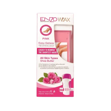 ENZO Easy Gelwax All Skin Types Honey And Pink | إنزو شمع واكس لإزالة الشعر