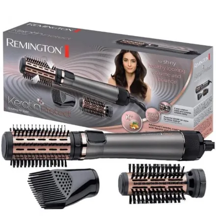 Remington Keratin Protect Rotating Air Styler AS8810 | ريمنجتون فرشاة كهربائيه لتصفيف الشعر