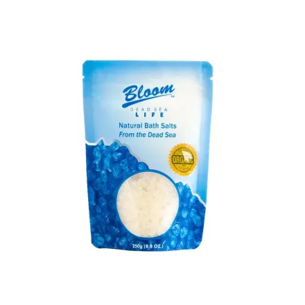 Bloom Dead Sea Bath Salts with Green Menthol - 250g | بلوم أملاح حمام طبيعية من البحر الأحمر - 250غ