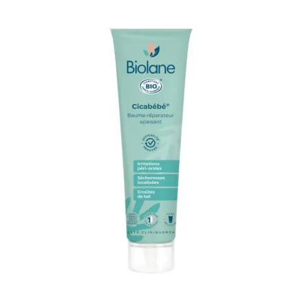 Biolane Organic Cicabebe Balm Restorative & Soothing - 40ml | بايولان كريم لتهدئة وترميم البشرة للأطفال - 40 مل
