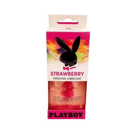 PLAYBOY Strawberry Peronal Lubricant - 88.7ml | بلاي بوي مزلق شخصي بنكهة الفراولة - 88.7 مل