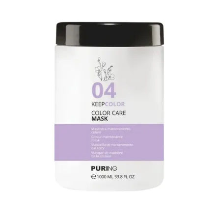 PURING 04 KEEPCOLOR COLOR CARE MASK - 1000ml | بيورنك ماسك للشعر المصبوغ - 1000 مل