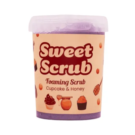 Sweet Scrub Foaming Scrub Foaming Scrub Cupcake & Honey - 500g | سويت سكراب مقشر رغوي للجسم بالكب كيك والعسل - 500 غ