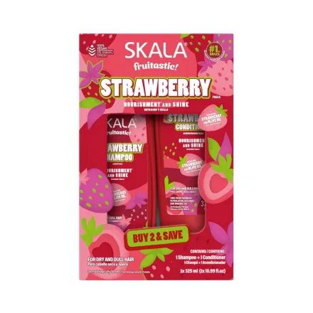 Skala Frutastica Strawberry Shampoo & Conditioner Set - 325ml | سكالا شامبو وبلسم بالفراولة - 325مل