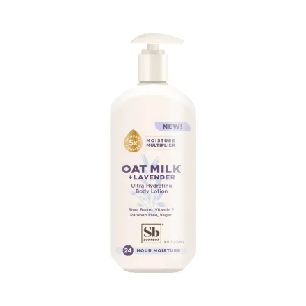 Soapbox Lavender Oat Milk Ultra Hydrating Body Lotion - 473ml | سوب بوكس لوشن للجسم باللافندر وحليب الشوفان - 473 مل