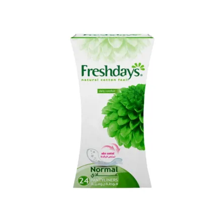 Fresh days Normal - 24Pads | فريش ديز فوط يومية عادية - 24 فوطة