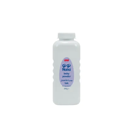 Nunu Baby Powder Talc - 200g | نونو بودرة للأطفال - 200 غرام