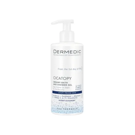 Dermedic Cicatopy Creamy Bath And Shower Gel - 300ml | ديرمديك جل كريمي للاستحمام للأطفال و الكبار - 300مل