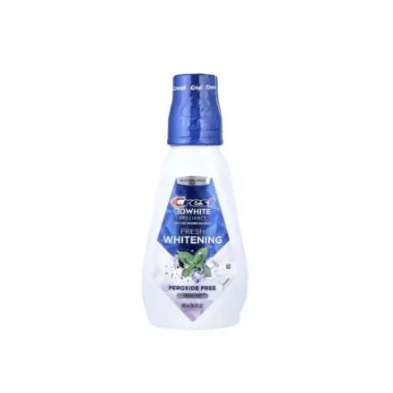 Crest 3D White Brilliance Fresh Whitening Mouthwash Alcohol Free Vibrant Mint - 500ml | كريست غسول الفم المنعش - 500 مل