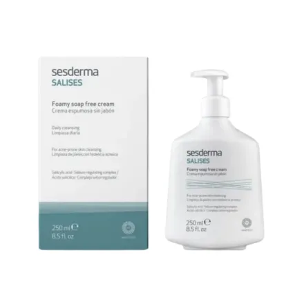 Sesderma Salises Foaming Cream Without Soap - 250ml | سيسديرما غسول كريمي رغوي للبشرة المعرضة لحب الشباب - 250 مل